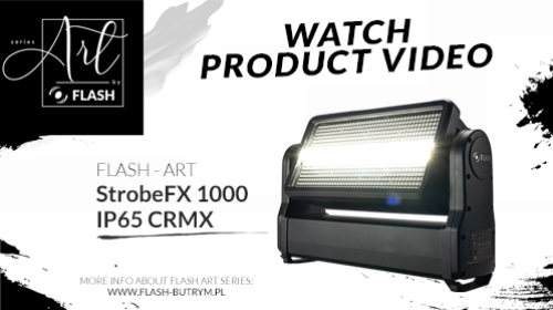 VIDEO PRODUKT - StrobeFX 1000 IP65 CRMX