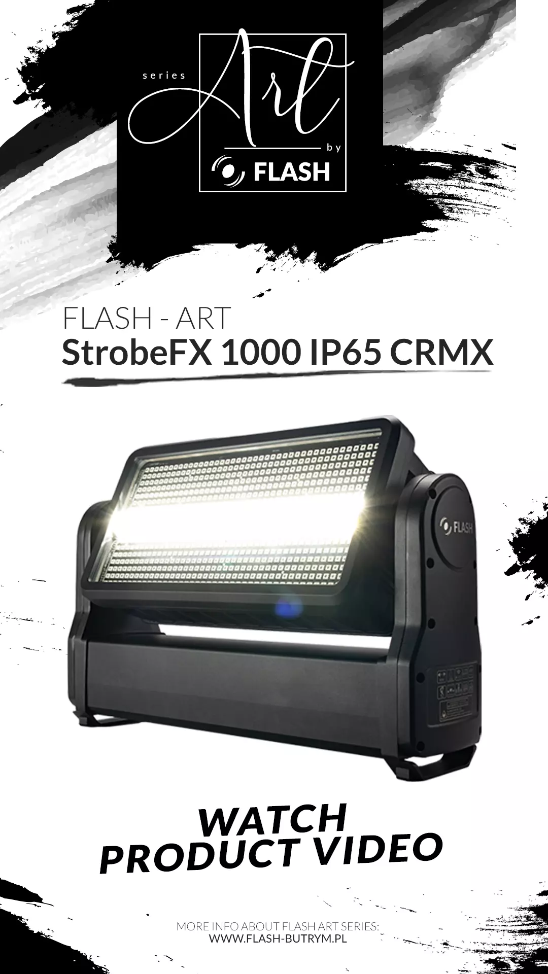 ZOBACZ VIDEO PRODUKT - StrobeFX 1000 IP65 CRMX z serii flashART