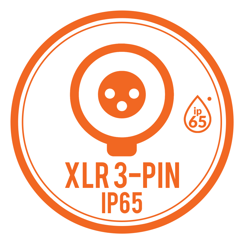 XLR IP65 3-pin